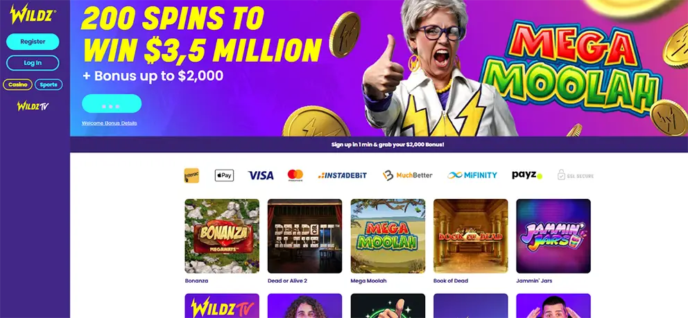 Wildz Casino online